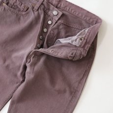 画像5: LEVI'S 501 OVER DYED DENIM PANTS "made in USA" 【Purple  W31 程度】 (5)