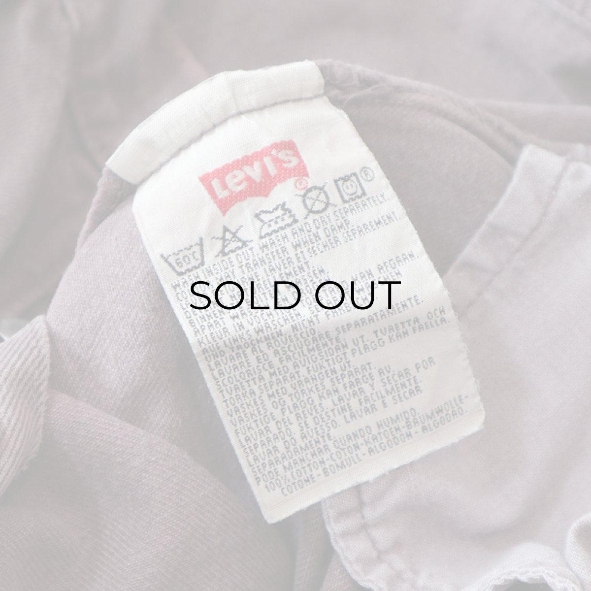 画像9: LEVI'S 501 OVER DYED DENIM PANTS "made in USA" 【Purple  W31 程度】 (9)