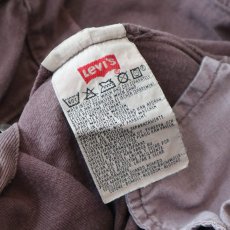 画像9: LEVI'S 501 OVER DYED DENIM PANTS "made in USA" 【Purple  W31 程度】 (9)