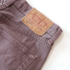 画像8: LEVI'S 501 OVER DYED DENIM PANTS "made in USA" 【Purple  W31 程度】 (8)