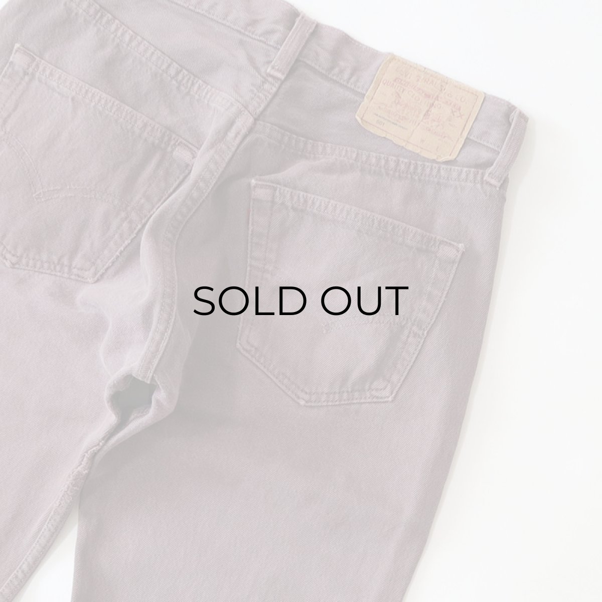 画像7: LEVI'S 501 OVER DYED DENIM PANTS "made in USA" 【Purple  W31 程度】 (7)