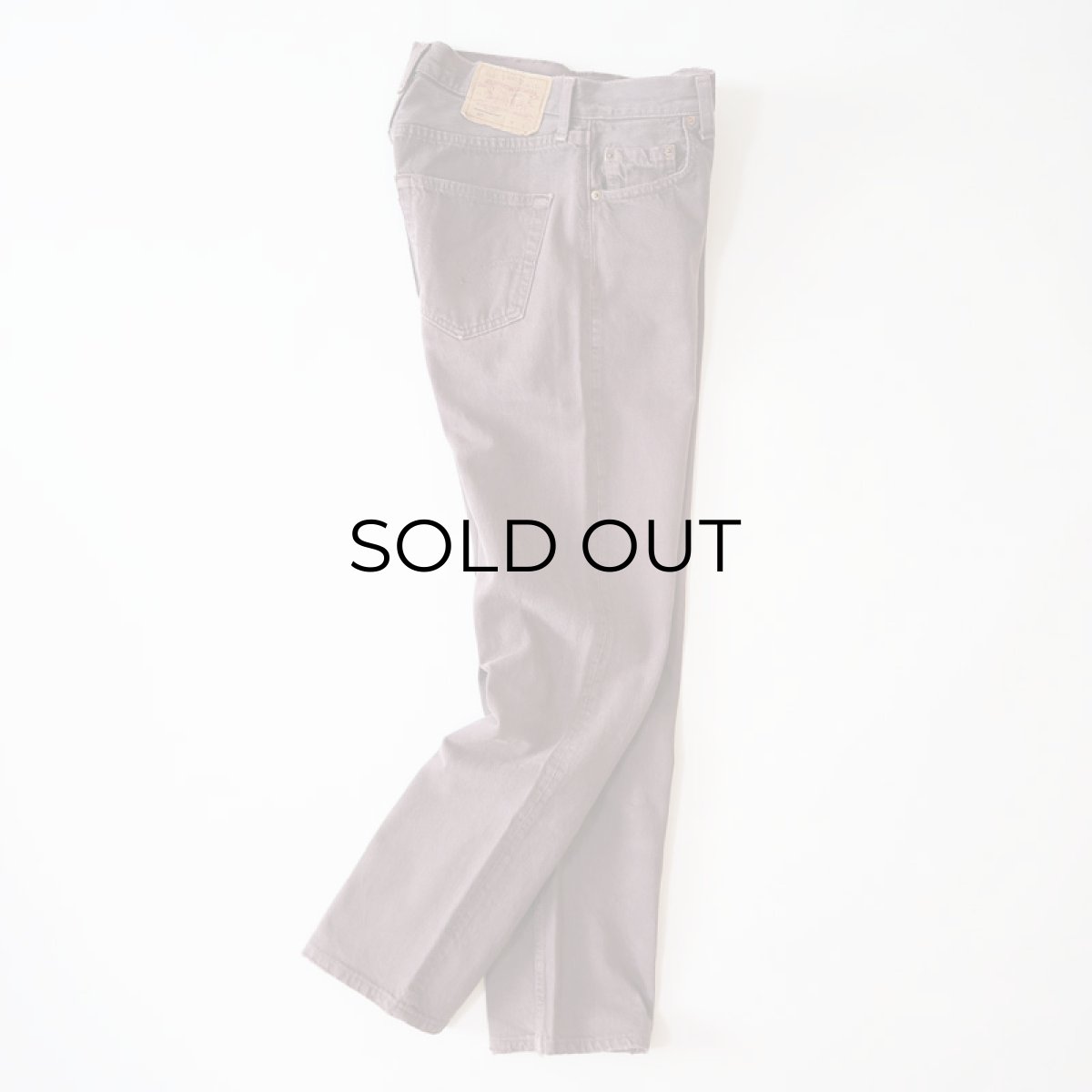 画像3: LEVI'S 501 OVER DYED DENIM PANTS "made in USA" 【Purple  W31 程度】 (3)
