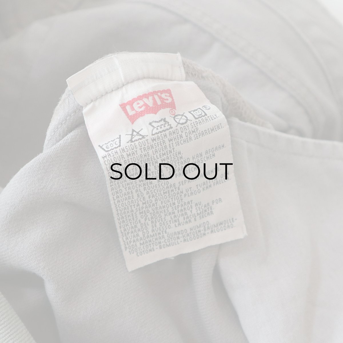 画像9: LEVI'S 501 OVER DYED DENIM PANTS "made in USA" 【Gray  W33 程度】 (9)
