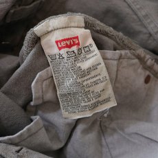 画像9: LEVI'S 501 OVER DYED DENIM PANTS "made in USA" 【Gray Beige  W31 程度】 (9)