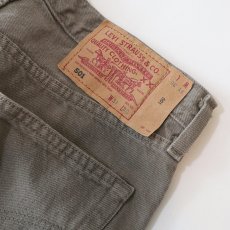 画像7: LEVI'S 501 OVER DYED DENIM PANTS "made in USA" 【Gray Beige  W31 程度】 (7)