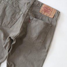 画像6: LEVI'S 501 OVER DYED DENIM PANTS "made in USA" 【Gray Beige  W31 程度】 (6)