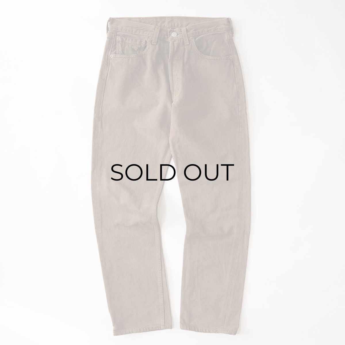 画像2: LEVI'S 501 OVER DYED DENIM PANTS "made in USA" 【Brown  W30 程度】 (2)