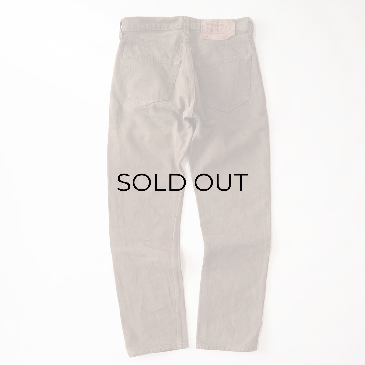 画像4: LEVI'S 501 OVER DYED DENIM PANTS "made in USA" 【Brown  W30 程度】 (4)