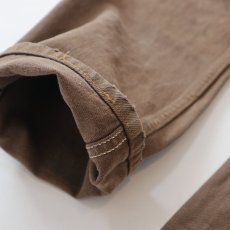 画像11: LEVI'S 501 OVER DYED DENIM PANTS "made in USA" 【Brown  W30 程度】 (11)
