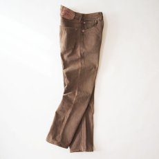 画像3: LEVI'S 501 OVER DYED DENIM PANTS "made in USA" 【Brown  W30 程度】 (3)