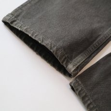 画像9: LEVI'S 501 OVER DYED DENIM PANTS "made in USA" 【Olive Charcoal  W31 程度】 (9)