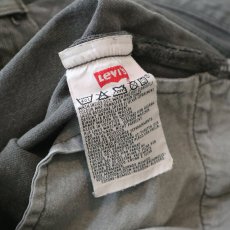 画像10: LEVI'S 501 OVER DYED DENIM PANTS "made in USA" 【Olive Charcoal  W31 程度】 (10)