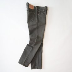 画像3: LEVI'S 501 OVER DYED DENIM PANTS "made in USA" 【Olive Charcoal  W31 程度】 (3)