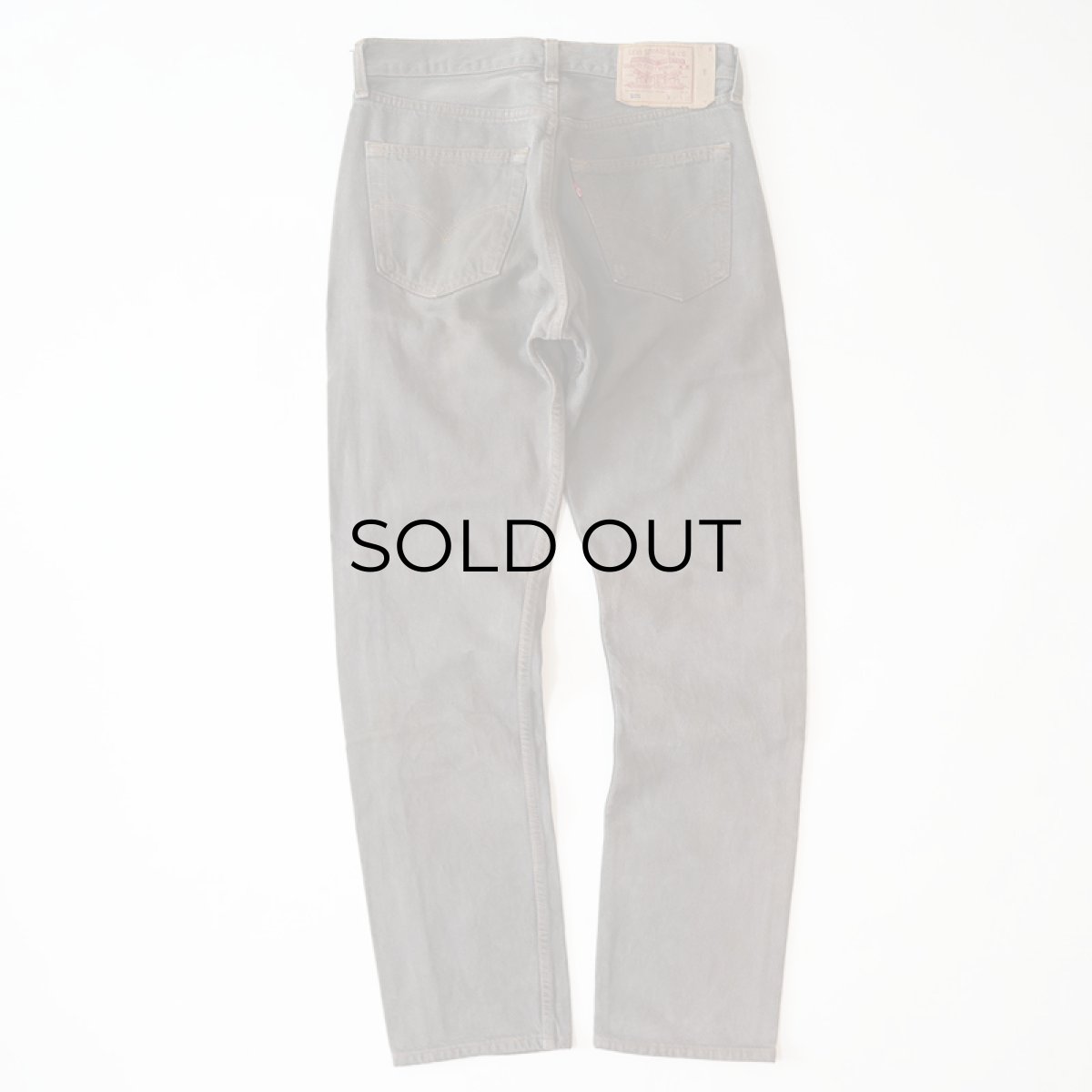 画像4: LEVI'S 501 OVER DYED DENIM PANTS "made in USA" 【Charcoal  W31 程度】 (4)