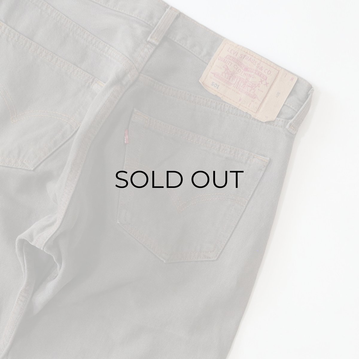 画像7: LEVI'S 501 OVER DYED DENIM PANTS "made in USA" 【Charcoal  W31 程度】 (7)