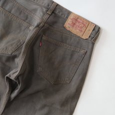 画像7: LEVI'S 501 OVER DYED DENIM PANTS "made in USA" 【Charcoal  W31 程度】 (7)