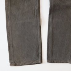 画像6: LEVI'S 501 OVER DYED DENIM PANTS "made in USA" 【Charcoal  W31 程度】 (6)