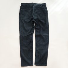 画像3: OLD LEVI'S 519 CORDUROY PANTS "OVER DYE" 【BLACK OVER DYE  W36 程度】 (3)