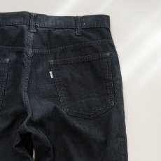 画像6: OLD LEVI'S 519 CORDUROY PANTS "OVER DYE" 【BLACK OVER DYE  W36 程度】 (6)