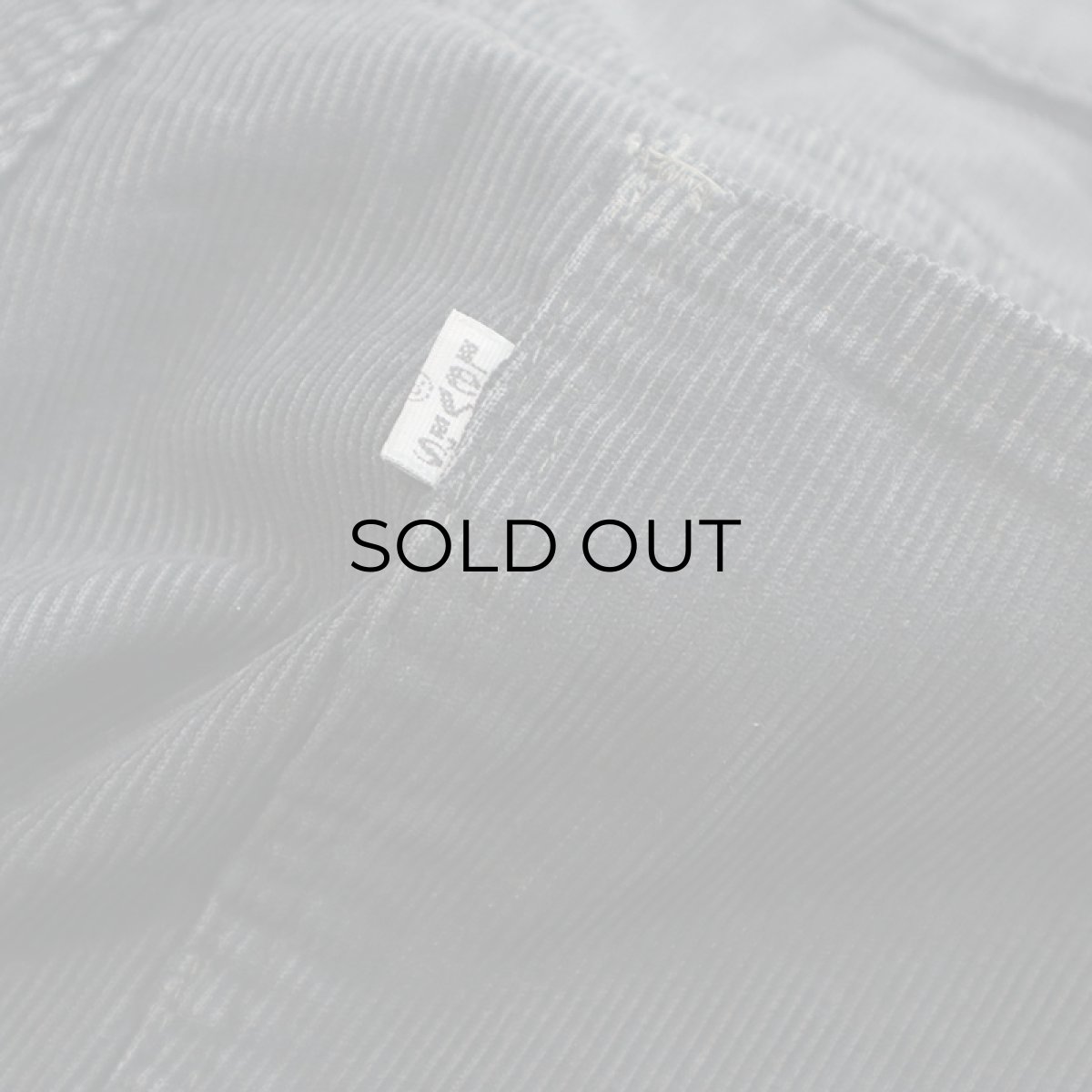 画像8: OLD LEVI'S 519 CORDUROY PANTS "OVER DYE" 【BLACK OVER DYE  W36 程度】 (8)