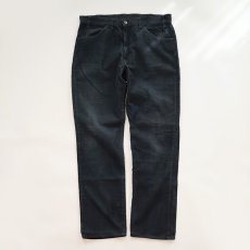 画像2: OLD LEVI'S 519 CORDUROY PANTS "OVER DYE" 【BLACK OVER DYE  W36 程度】 (2)