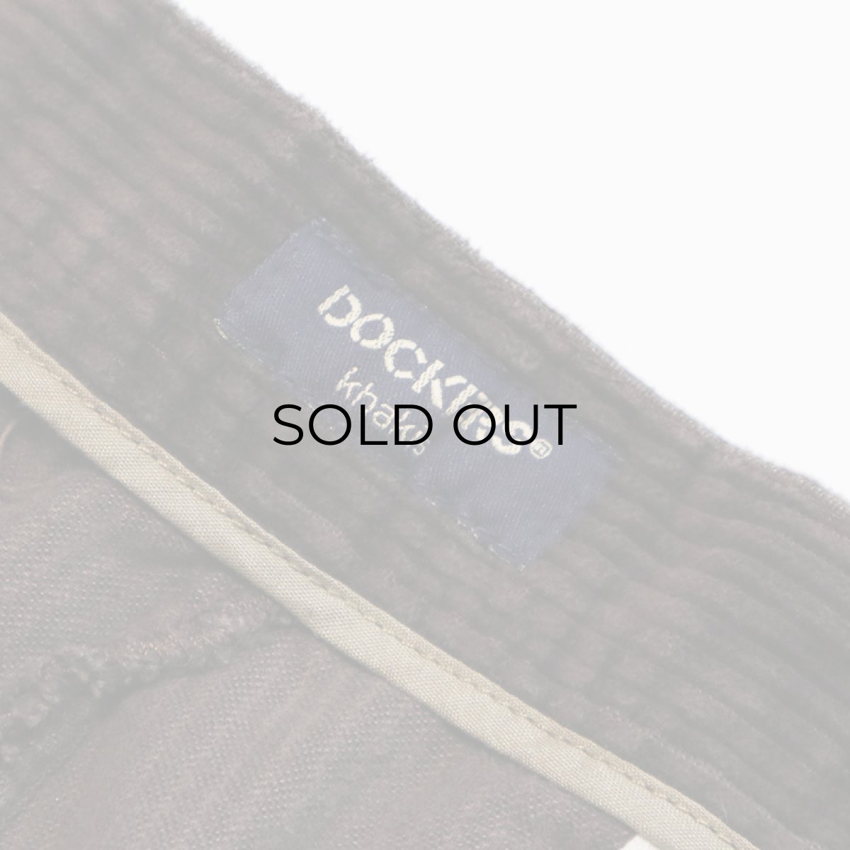 画像6: DOCKERS WIDE WALE CORDUROY TUCK PANTS 【W34 程度】 (6)