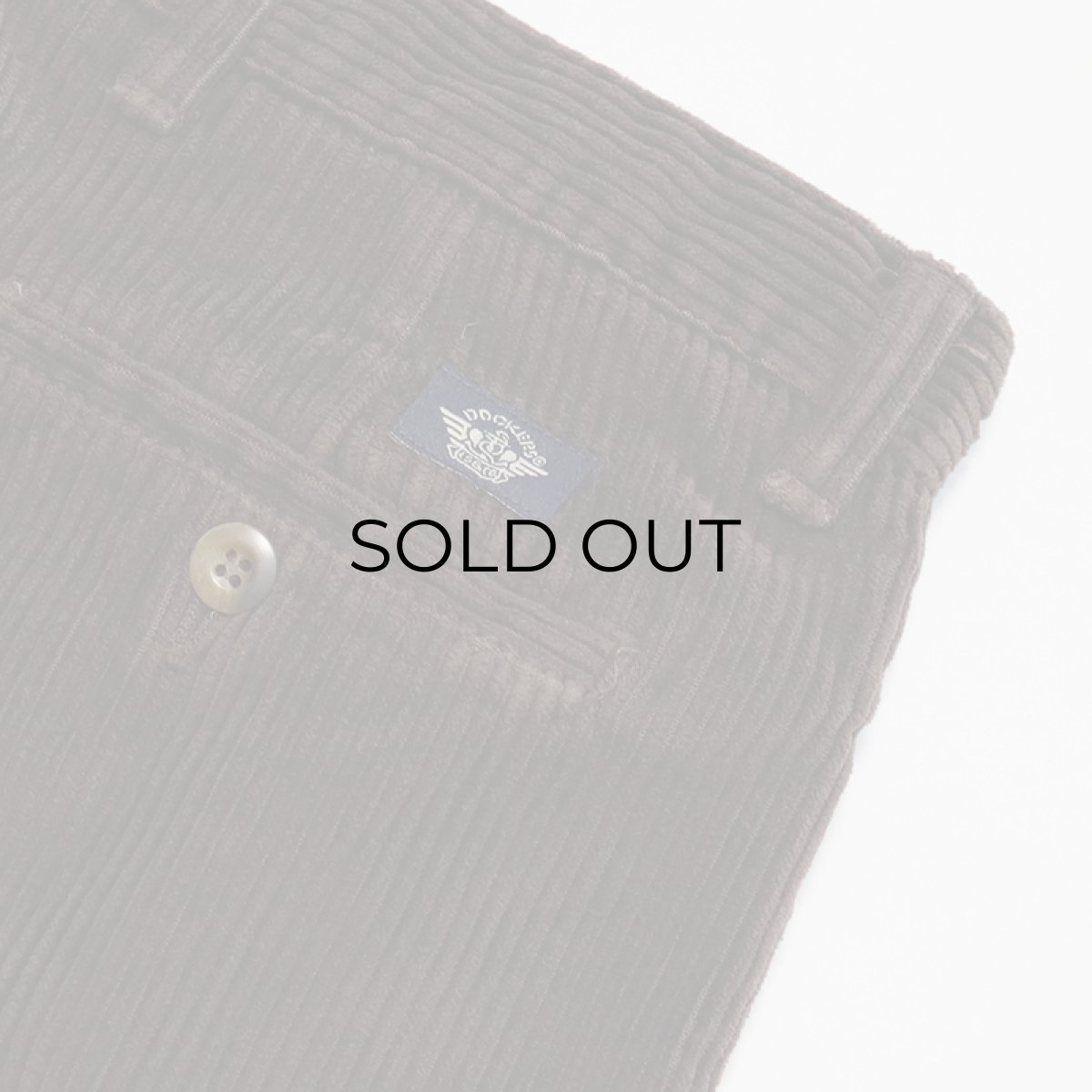 画像5: DOCKERS WIDE WALE CORDUROY TUCK PANTS 【W34 程度】 (5)