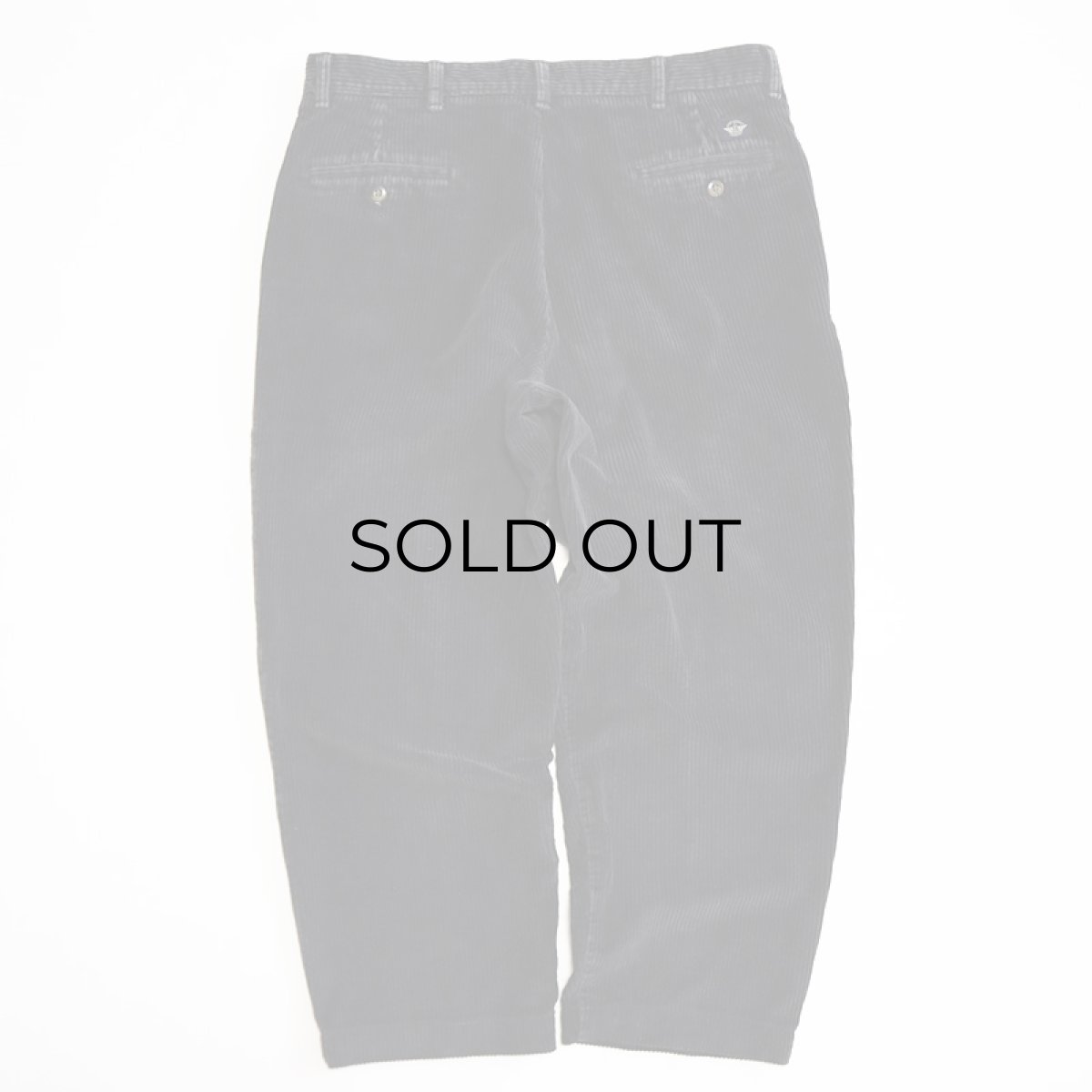 画像2: DOCKERS WIDE WALE CORDUROY TUCK PANTS 【W36 程度】 (2)