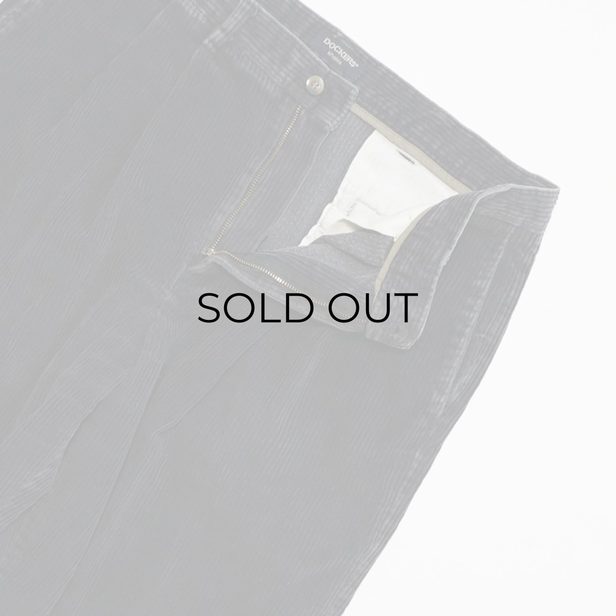 画像3: DOCKERS WIDE WALE CORDUROY TUCK PANTS 【W36 程度】 (3)