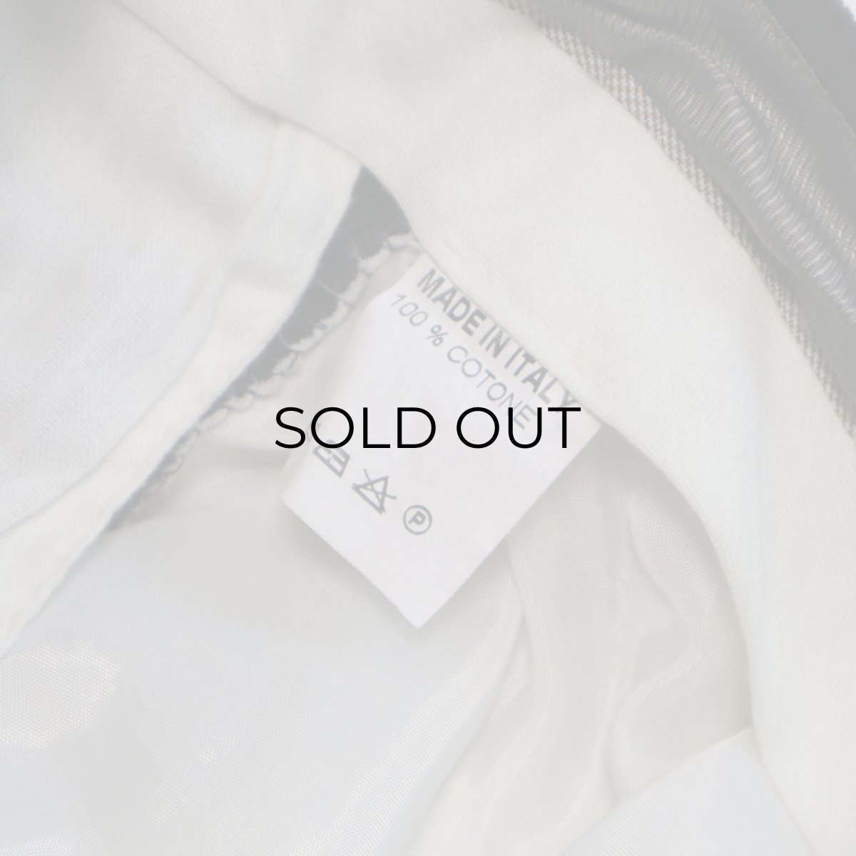 画像7: UNKNOWN BRAND COTTON WIDE WALE CORDUROY TUCK PANTS "MADE IN ITALY" 【W33 程度】 (7)