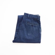 画像1: DOCKERS COTTON DENIM TUCK PANTS (1)