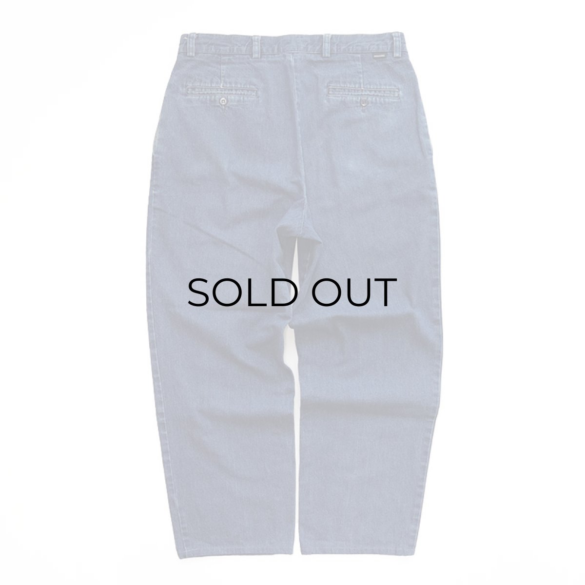 画像4: DOCKERS COTTON DENIM TUCK PANTS (4)