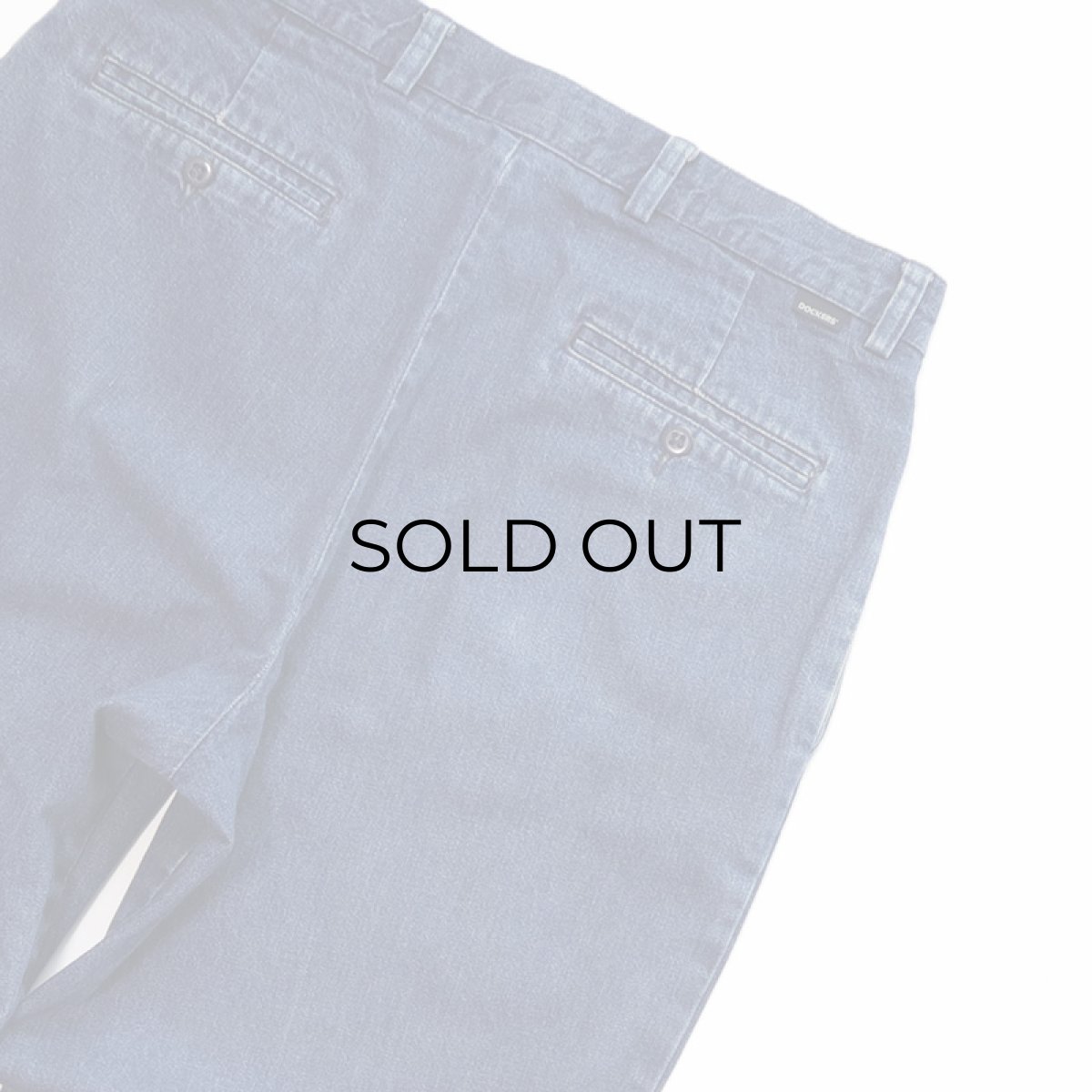 画像7: DOCKERS COTTON DENIM TUCK PANTS (7)