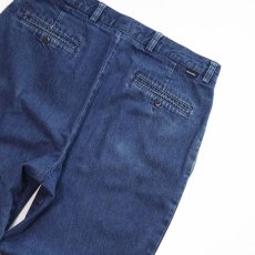 画像7: DOCKERS COTTON DENIM TUCK PANTS (7)