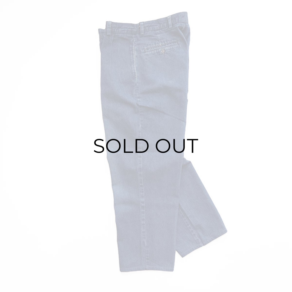 画像3: DOCKERS COTTON DENIM TUCK PANTS (3)