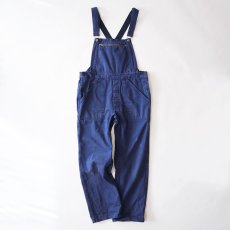 画像1: OLD GERMAN MILITARY COTTON HERRINGBONE TWILL OVERALL (1)