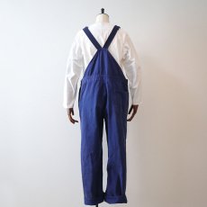 画像13: OLD GERMAN MILITARY COTTON HERRINGBONE TWILL OVERALL (13)