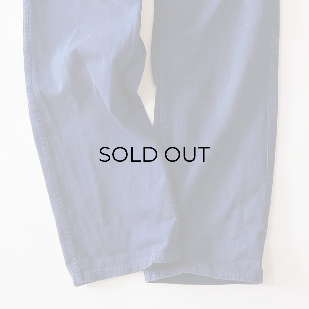 画像4: OLD GERMAN MILITARY COTTON HERRINGBONE TWILL OVERALL (4)