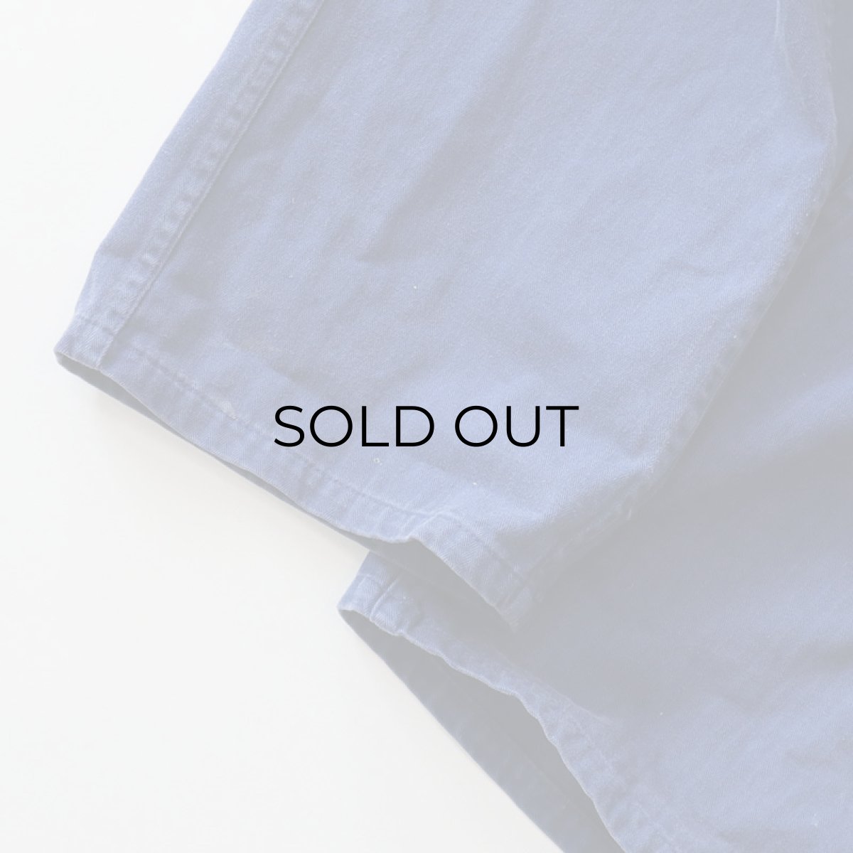 画像7: OLD GERMAN MILITARY COTTON HERRINGBONE TWILL OVERALL (7)