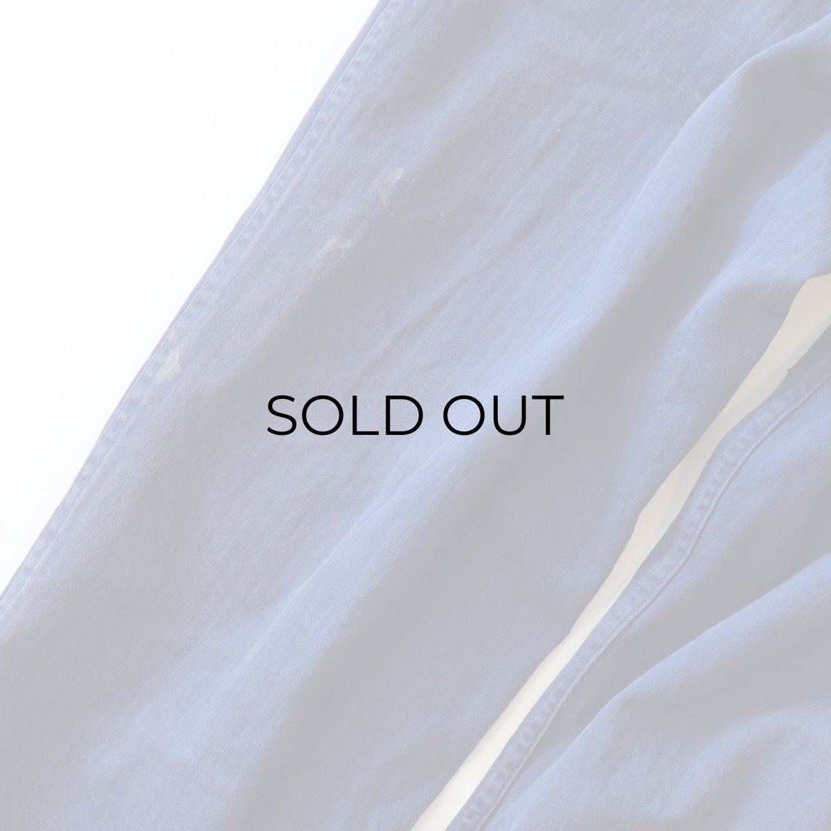 画像10: OLD GERMAN MILITARY COTTON HERRINGBONE TWILL OVERALL (10)