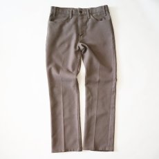 画像2: Levi's 517 POLYESTER BOOTS CUT PANTS 【GrayBrown W33】 (2)