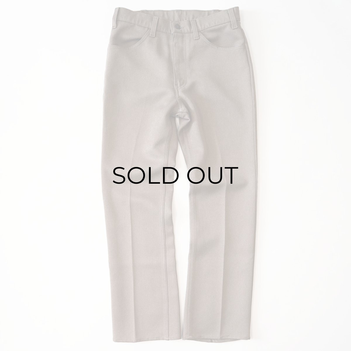 画像2: Levi's 517 POLYESTER BOOTS CUT PANTS 【Mocha W32】 (2)