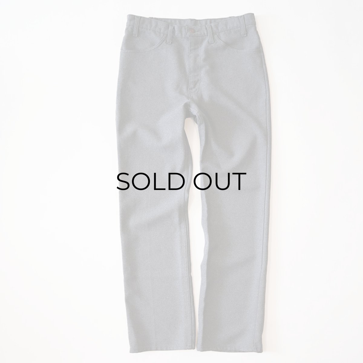 画像2: Levi's 517 POLYESTER BOOTS CUT PANTS 【Gray W34】 (2)