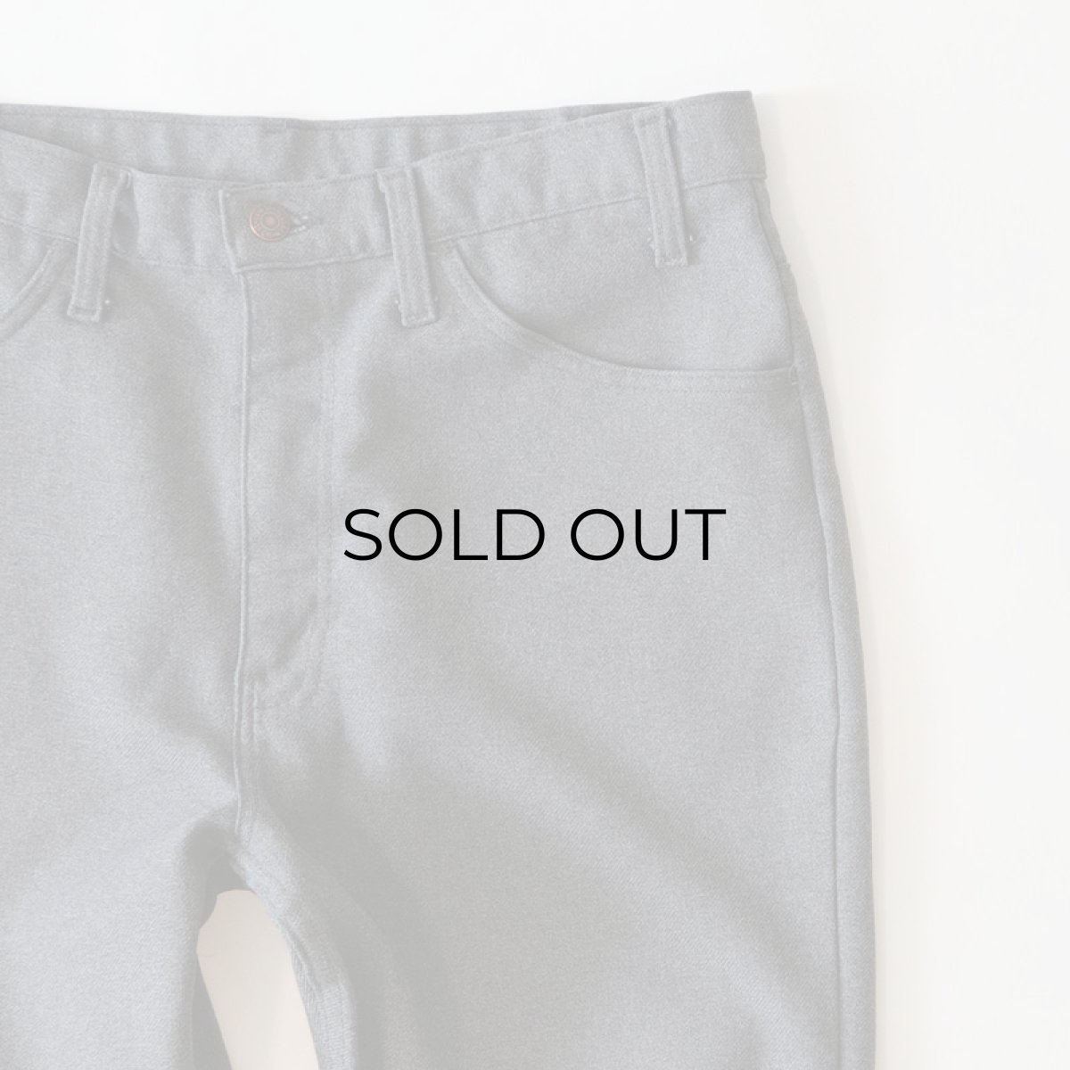 画像5: Levi's 517 POLYESTER BOOTS CUT PANTS 【Gray W34】 (5)