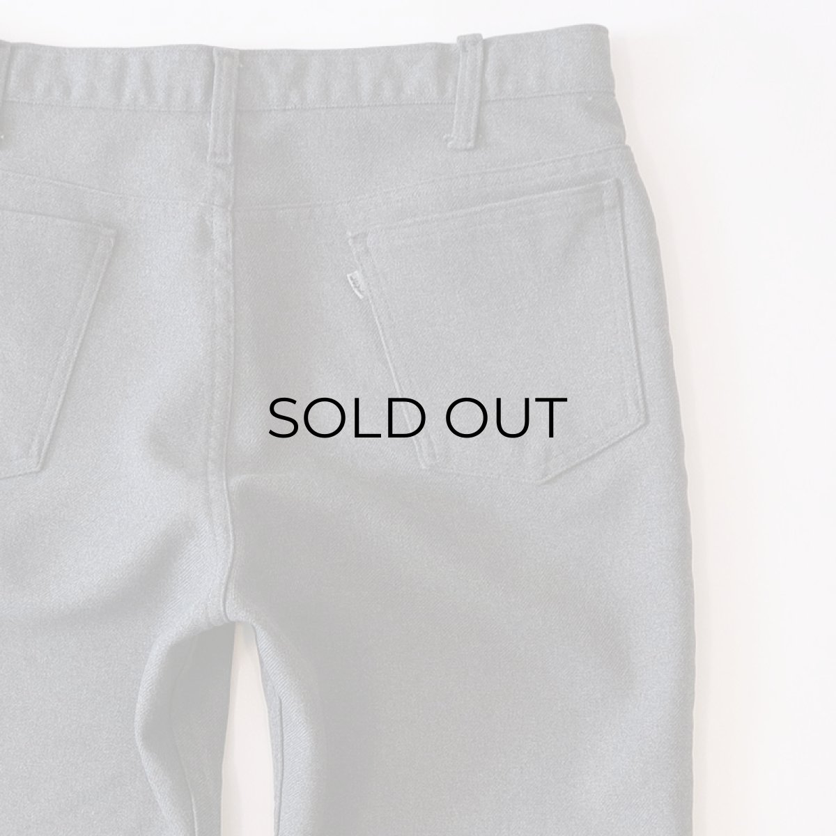 画像8: Levi's 517 POLYESTER BOOTS CUT PANTS 【Gray W34】 (8)