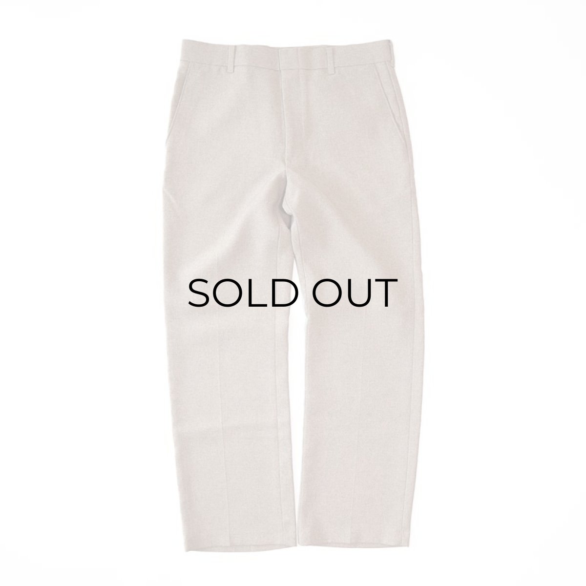 画像2: 〜90's Levi's "ACTION SLACKS" POLYESTER PANTS "MADE IN USA"【BEIGE  W33 程度】 (2)