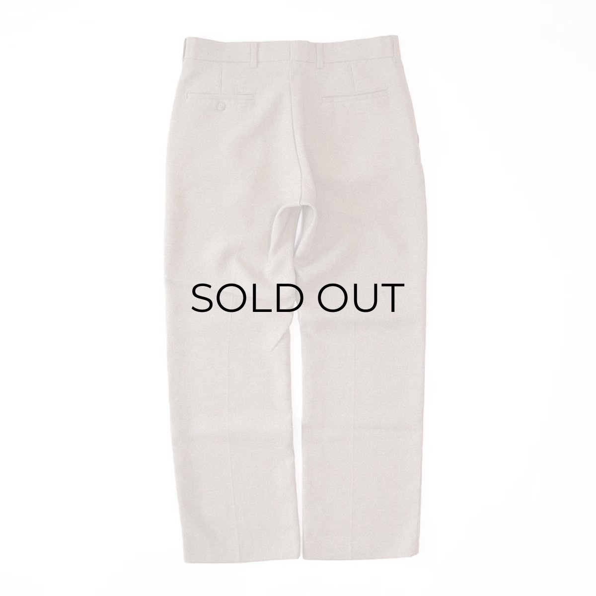 画像4: 〜90's Levi's "ACTION SLACKS" POLYESTER PANTS "MADE IN USA"【BEIGE  W33 程度】 (4)