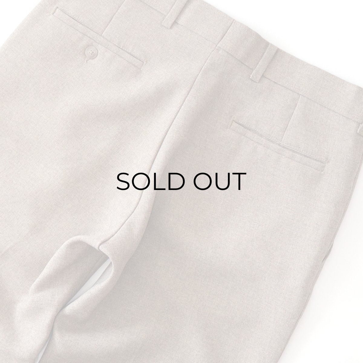 画像6: 〜90's Levi's "ACTION SLACKS" POLYESTER PANTS "MADE IN USA"【BEIGE  W33 程度】 (6)