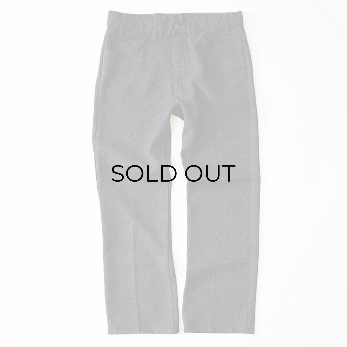 画像2: Levi's 517 POLYESTER BOOTS CUT PANTS 【Charcoal W33】 (2)