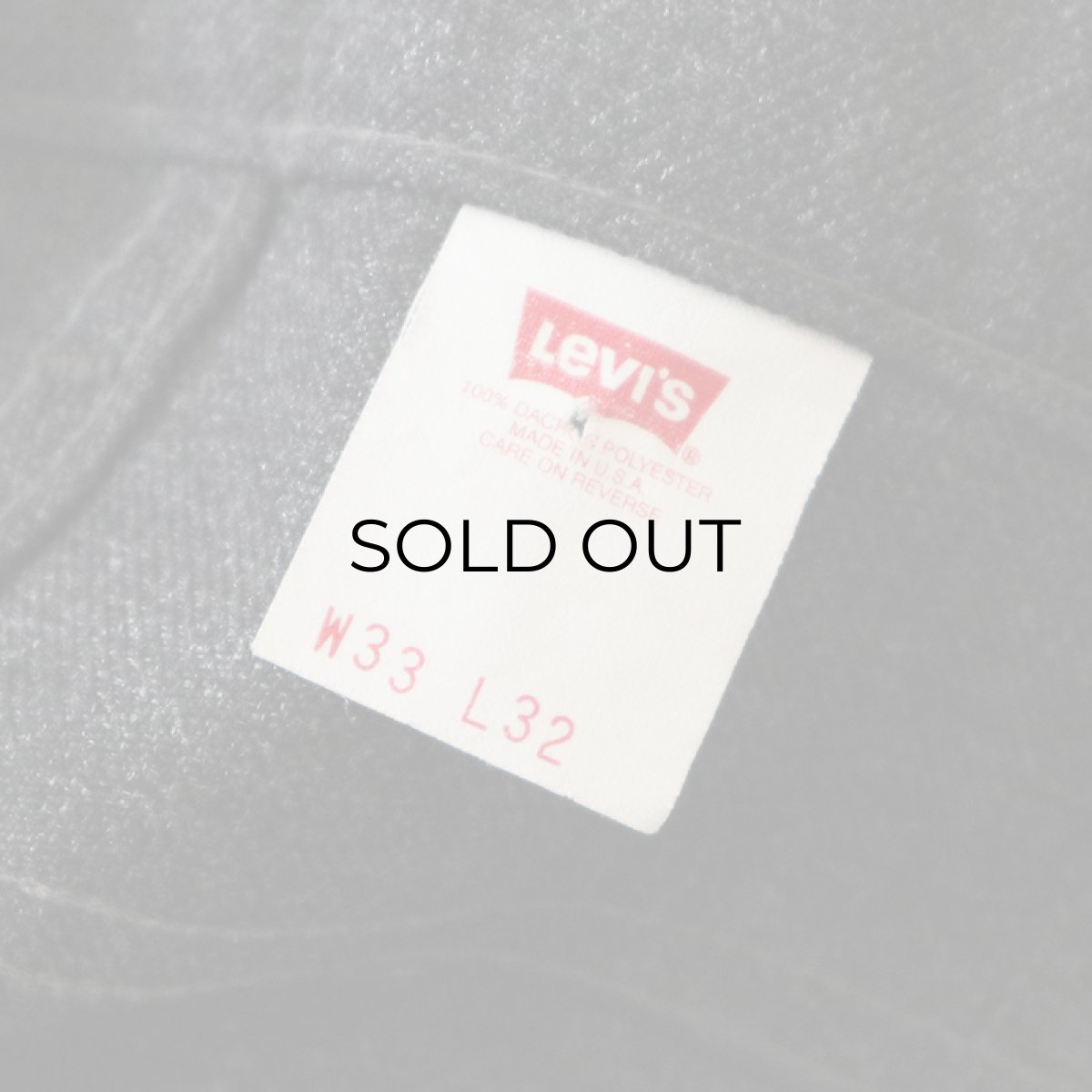 画像9: Levi's 517 POLYESTER BOOTS CUT PANTS 【Charcoal W33】 (9)